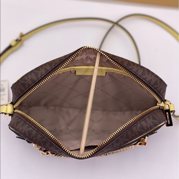 Michael Kors JSI EW Zip Chain Crossbody Buttercup - Picture 8 of 10
